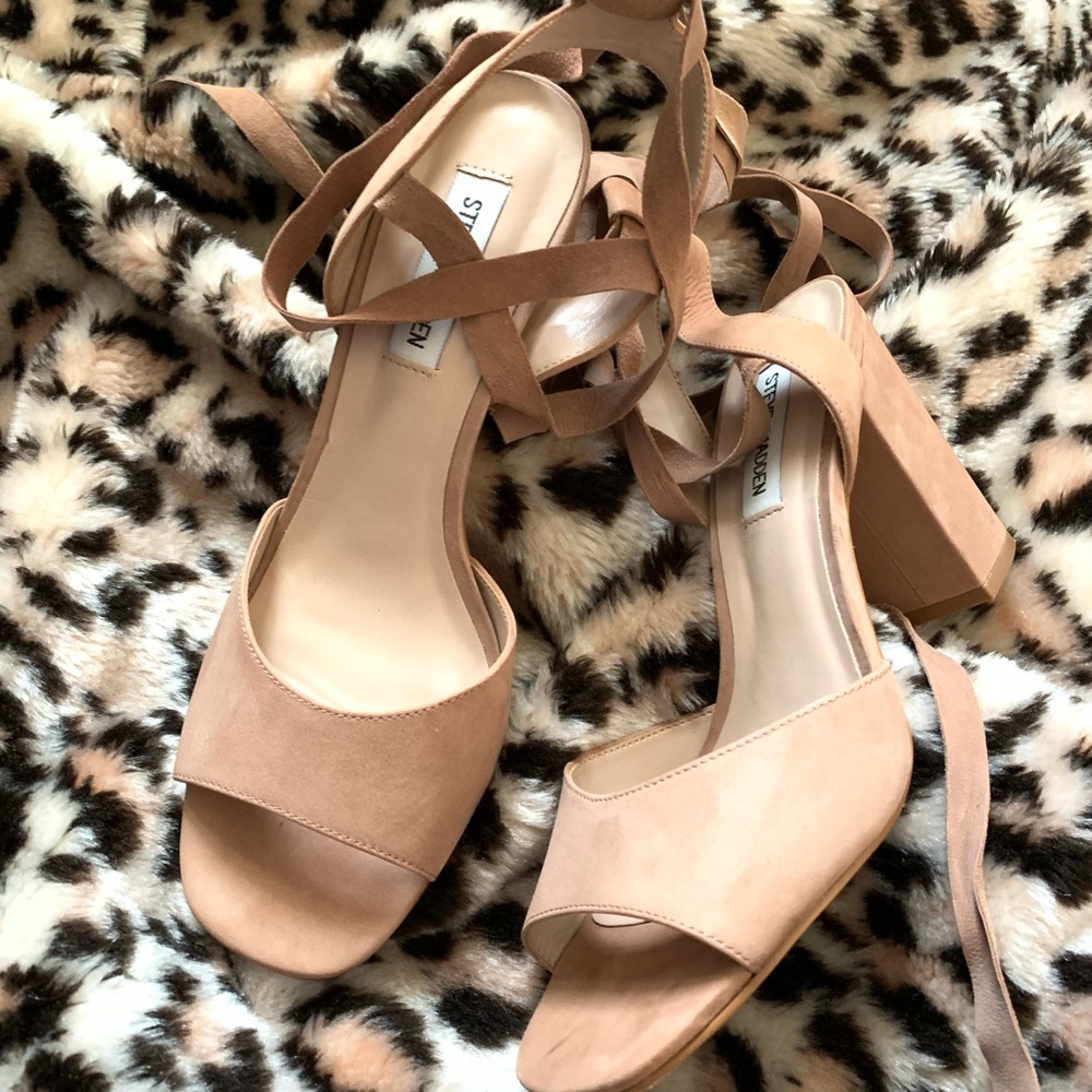 Steven Madden “Kenny” Ankle Wrap Sandal